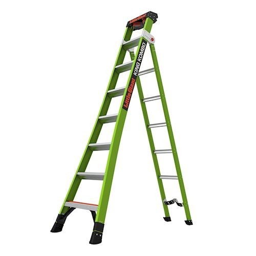 8&#039;?14&#039; King Kombo &quot;3 in 1&quot; Fibreglass Ladder Rated To 150kg