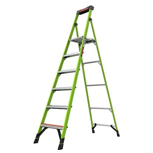 Mightylite 8&#039; 6 Step 1.75m Platform Ladder Rated To 150kg