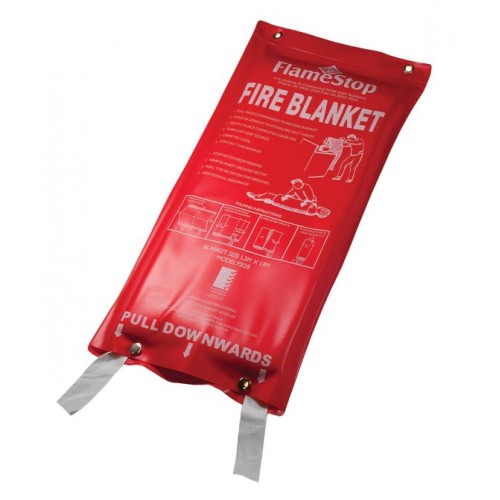 Flamestop Fire Blanket 1.2 x 1.8m with Bag