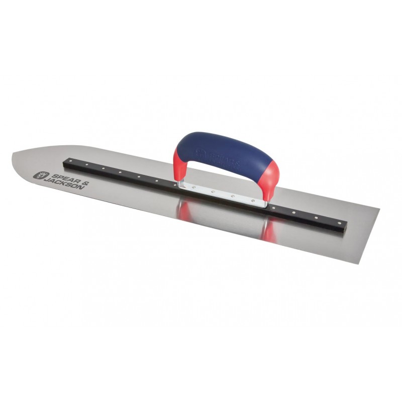 Spear & Jackson Float - Cement - Finishing - Pointed Nose -500mm X 115mm - Soft Grip Handle
