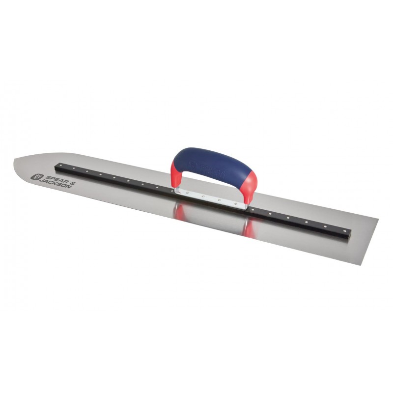 Spear & Jackson Float - Cement - Finishing - Pointed Nose -600mm X 115mm - Soft Grip Handle