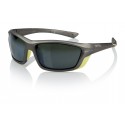 Eyres Motion Matt Grey/ Silver With Yellow Frame Grey Polarised Lens Safety Glasses