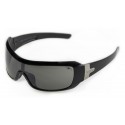 Eyres Daredevil Sapphire Black Frame Smoke Flash Silver Lens Safety Glasses