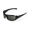 Eyres Thunder Shiny Black And White Frame Weather Grey 10 Lens Safety Glasses