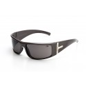 Eyres Allure Shiny Grey Smoke Flash Silver Lens Safety Glasses