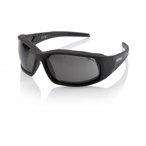 Eyres Benz With Foam Matt Black Shiny Black Grey Anti-Fog Lens Safety Glasses