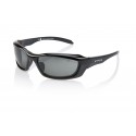 Eyres Razor-Edge Foam Back Crystal Black Grey Polarised AF Lens Safety Glasses