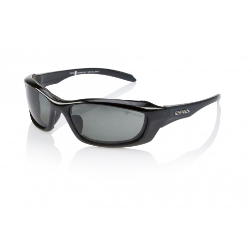 Eyres Razor-Edge Foam Back Crystal Black Grey Polar Af Lens Safety Glasses