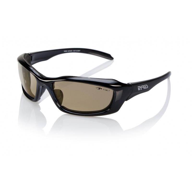 Eyres Razor-Edge Foam Back Crystal Black WB50 Lens Safety Glasses