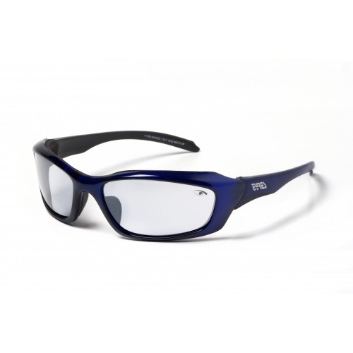 Eyres Razor-Edge Foam Back Royal Blue Clear AF Lens Safety Glasses