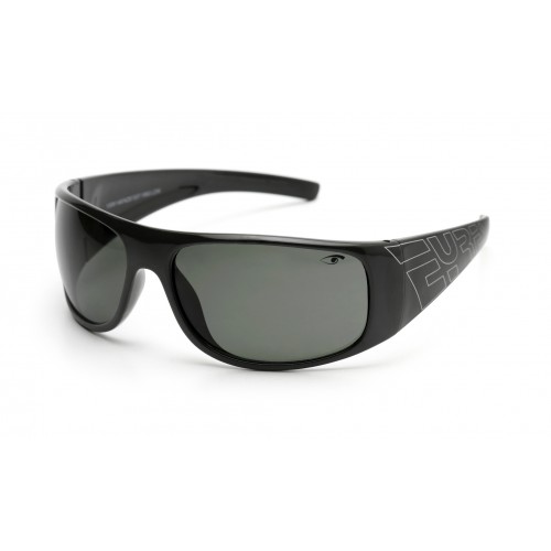 Eyres Xccess Shiny Black Polarised Smoke Lens Safety Glasses
