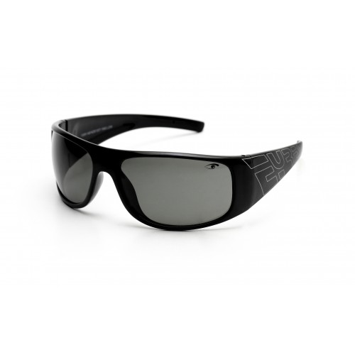Eyres Xccess Shiny Black Smoke Lens Safety Glasses