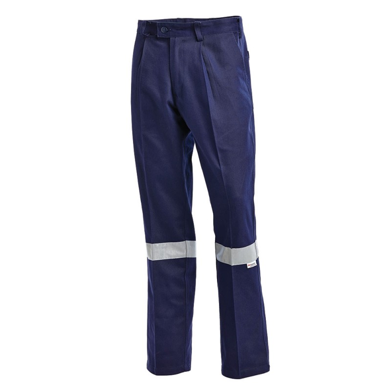 Workit Cotton Drill Work Pants With 3M Reflective Tape