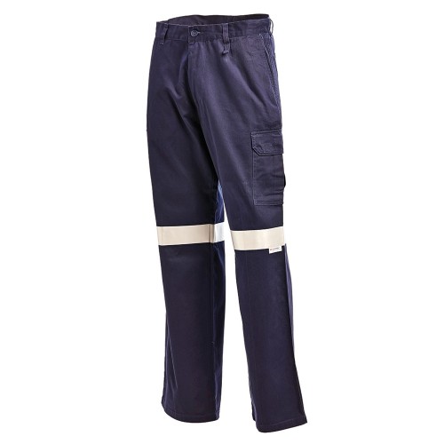 Workit Cotton Drill Lightweight Multi Pocket Cargo Taped Pants 