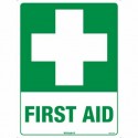 MaxSafe Global 600mm x 450mm Metal First Aid Sign