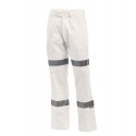 Workit Cotton Drill Pant Double Taped With 3M Reflective Tape