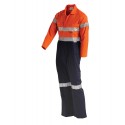 Workit Hi-Vis Lightweight 190gsm Cotton Drill Taped Overall