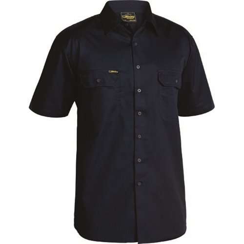 Bisley Cool Lightweight Drill Short Sleeve Shirt