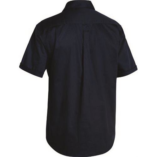 Bisley Closed Front Cotton Drill Short Sleeve Shirt