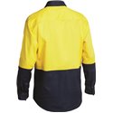 Bisley Two Tone Closed Front Long Sleeve Drill Shirt