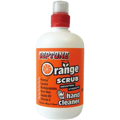 Septone 500ml Orange Scrub Squeeze Pack