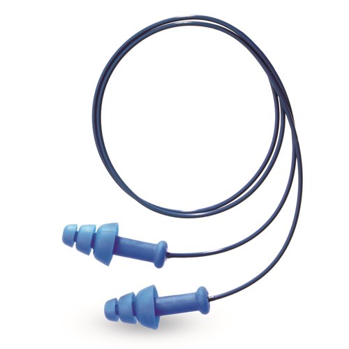 Howard Leight Smart Fit Detectable SDT-30A Attached Metalized Cord Poly Bag Earplug - Box 50