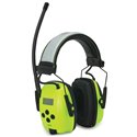 Honeywell Hi-Vis Radio Digital Tuning AM/FM 26dB Class 5 Earmuffs