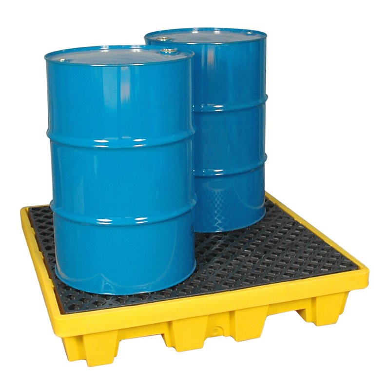 Pratt Spill Pallet P4-6000 (4-drum) yellow no drain