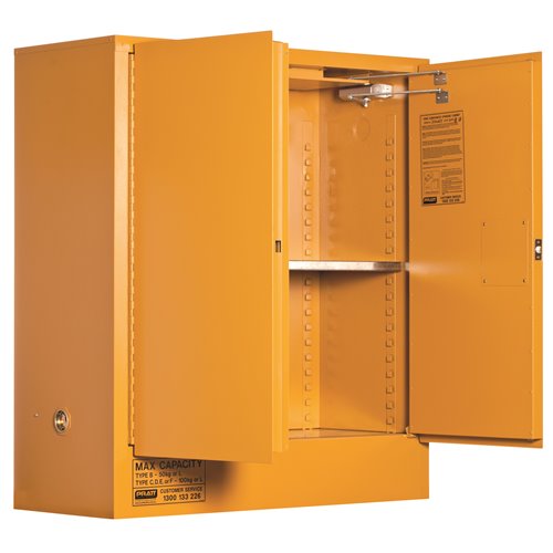 Pratt Cabinet DG Organic Peroxides 100L 1295 x 1115 x 500mm 2 Shelf