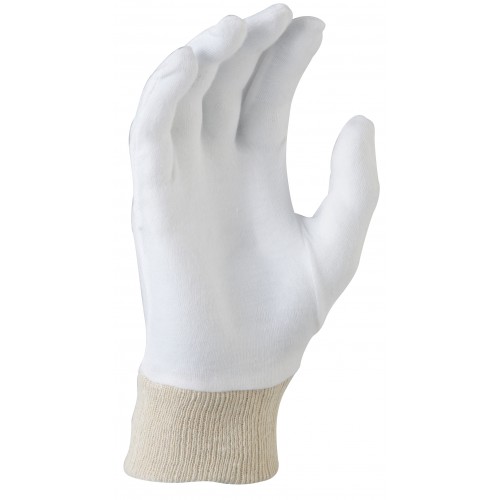 MaxiSafe Cotton Interlock - knitted wrist Glove