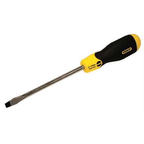 Stanley 8 X 150mm Cushion Grip Slotted Screwdriver