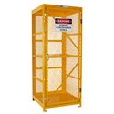 Pratt Fork Lift Gas Cylinder Cage - Tall Single Door Two storage levels 8 Fork Lift cylinders