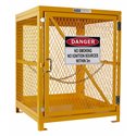 Pratt Fork Lift Gas Cylinder Cage - Small Single Door One storage level 4 Fork Lift Cylinders