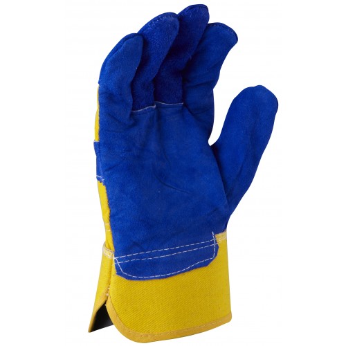MaxiSafe Bluey blue palm cotton back Glove