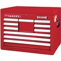 Sidchrome 10 Drawer RED Top Chest
