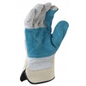 MaxiSafe Heavy Duty Green Leather Polishers Glove