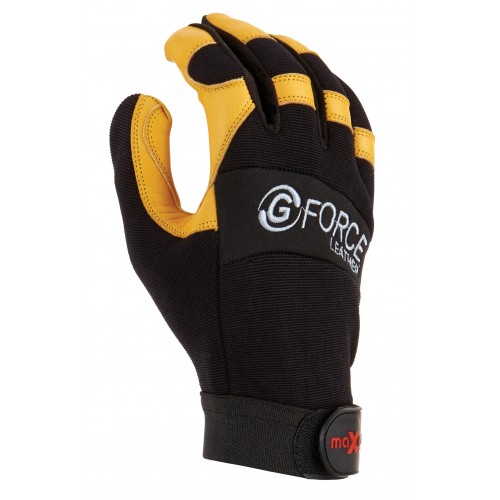 MaxiSafe G-Force Leather Mechanics Gloves