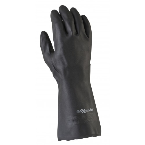 MaxiSafe Black Neoprene Chemical Glove