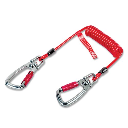 Technique Solutions Auto-Lock Coil Tether 2.3KG Rated 50 Pack