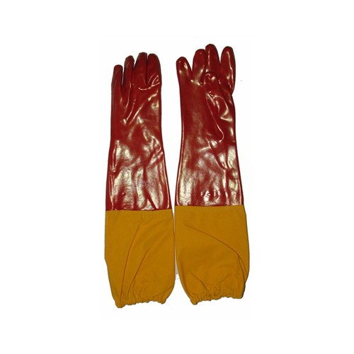 MaxiSafe Red PVC 60cm Shoulder Length Gloves