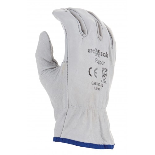 MaxiSafe Natural Full Grain Rigger Gloves
