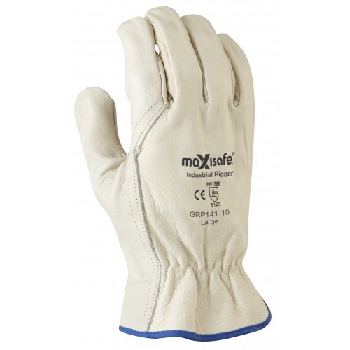 MaxiSafe Premium Beige Rigger Gloves