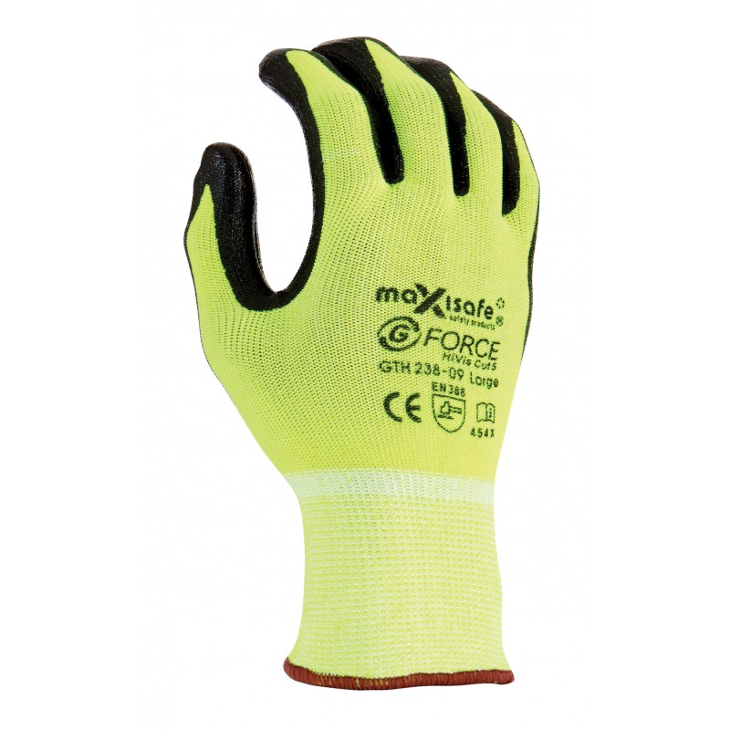 MaxiSafe G-Force HiVis Cut 5 Glove