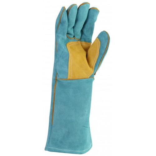 MaxiSafe Green Fusion Kevlar Stitched Welders Glove