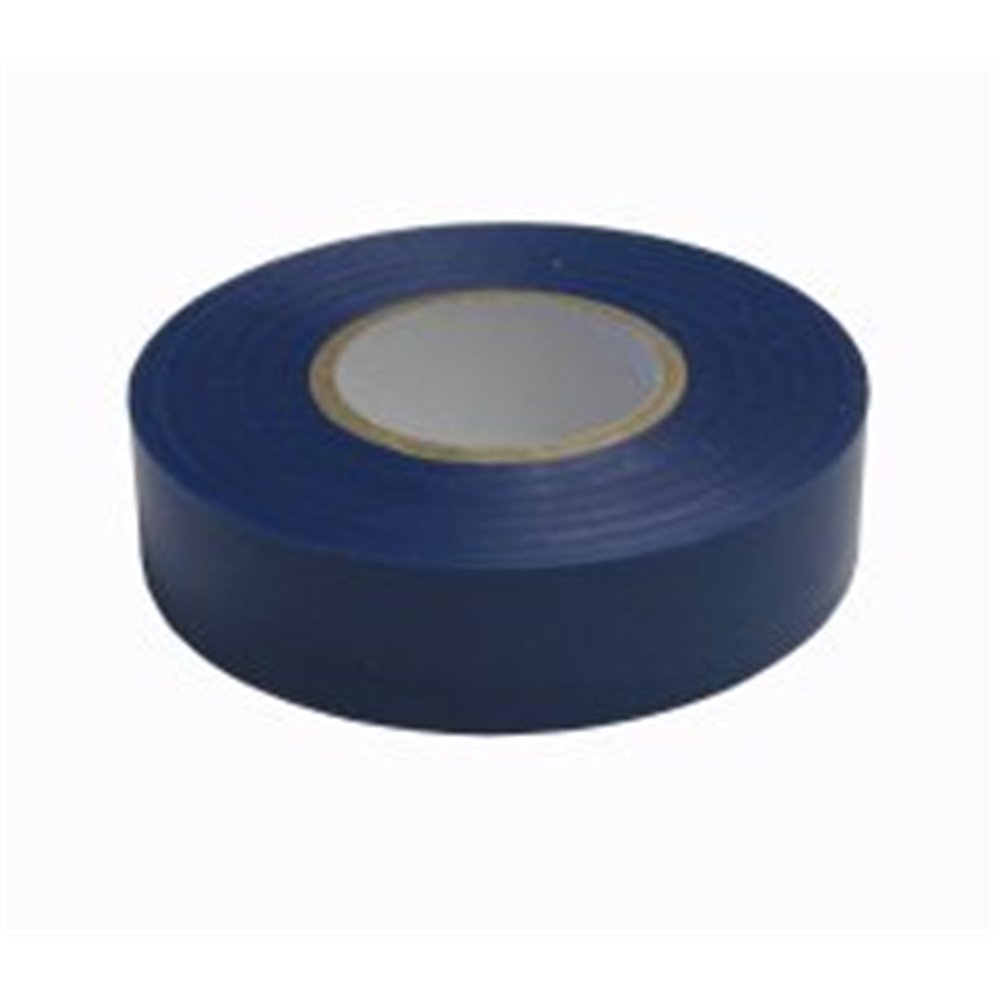 Blue PVC Electrical Insulation Tape 0.15mm x 18mm x 20mtr Roll 