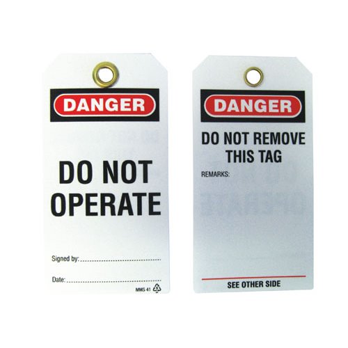 Do Not Operate 5pk Tag