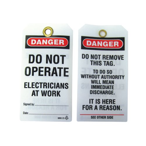 Do Not Operate Electricians At Work 5pk Tag