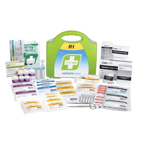 FastAid R1 Series Vehicle Max Plastic Portable First Aid Kit