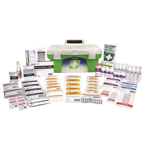 FastAid R2 Series Workplace Response Kit 1 Tray Plastic Portable First Aid Kit