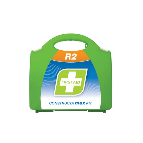 FastAid R2 Series Constructa Max Kit Plastic Portable First Aid Kit